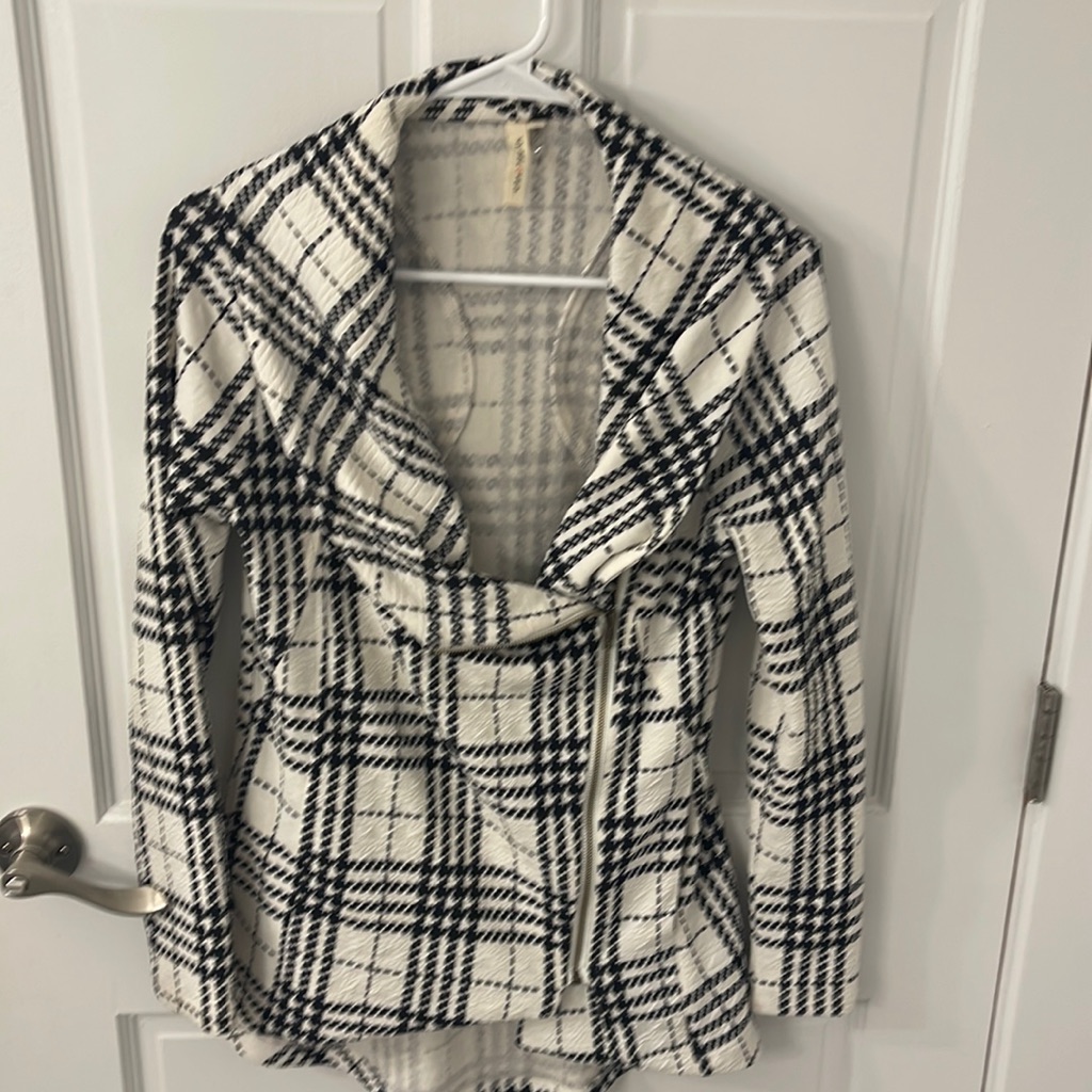 Side Zip Blazer Jacket